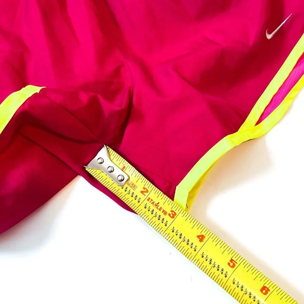 Nike Womens Pink Dri-Fit Tempo Athletic Lightweight Breathable Running Shorts S